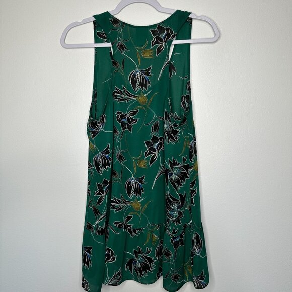 Cabi Tunic Tops Lot of 2 Size M Floral Yellow Green Sleeveless 3276 5547 - Picture 11 of 16